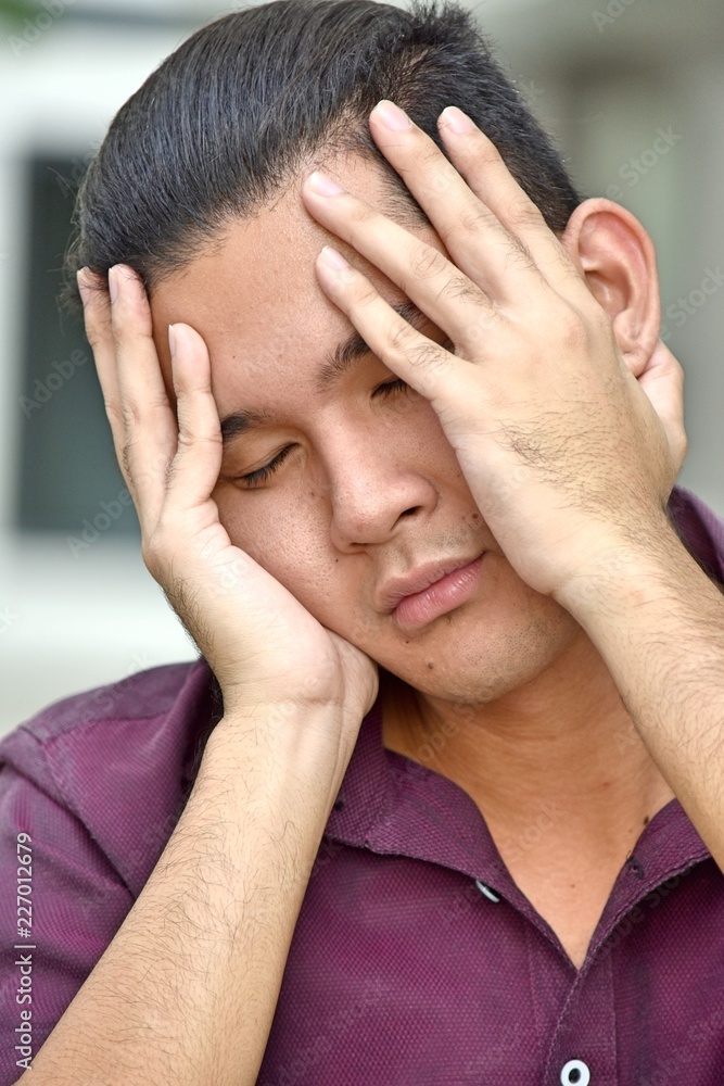 Fototapeta premium Anxious Young Person