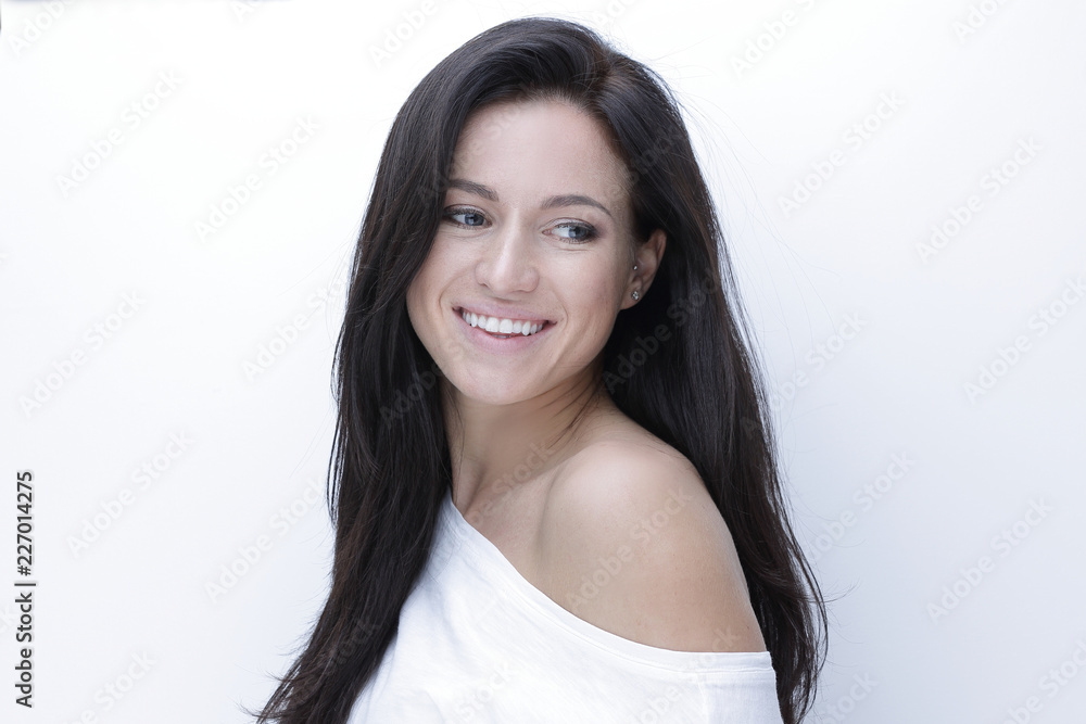 Portrait of a stylish young woman. Portrait of a stylish young woman.