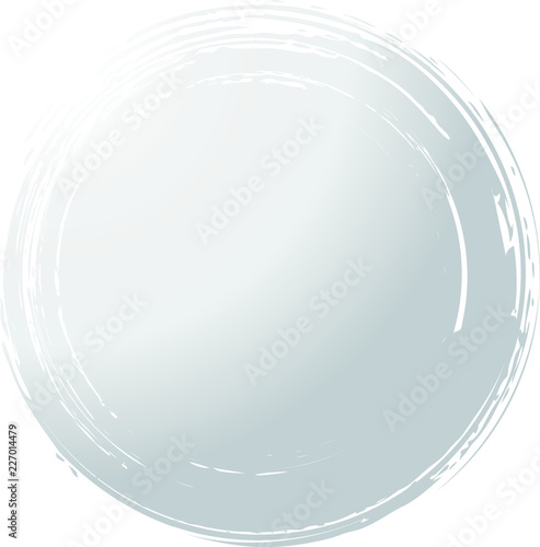Circle drawn with a brushlet