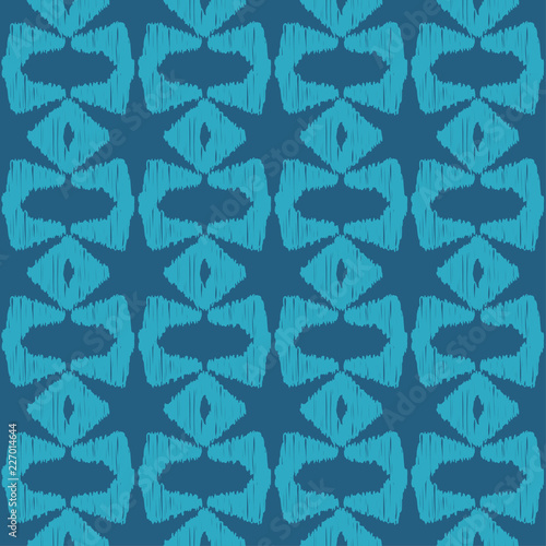 Seamless background with decorative stars. Brushwork. Hand hatching. Stars in the sky. Scratches texture. Can be used for wallpaper, textile, invitation card, wrapping, web page background.