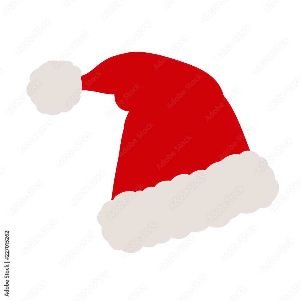 vector, isolated, santa claus hat vector, isolated, santa claus hat