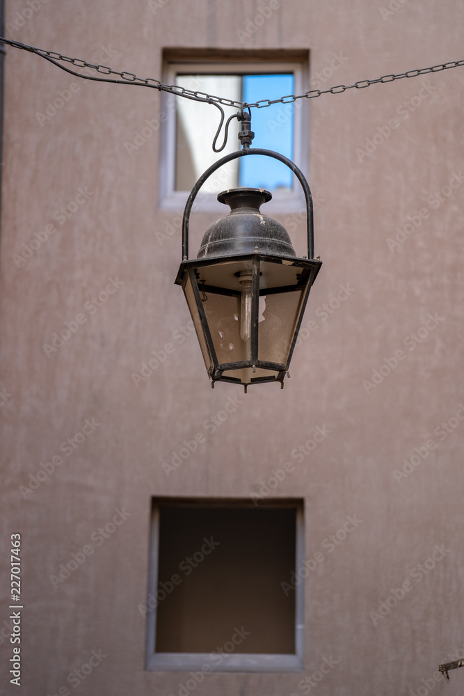 Building with Streetlamp
