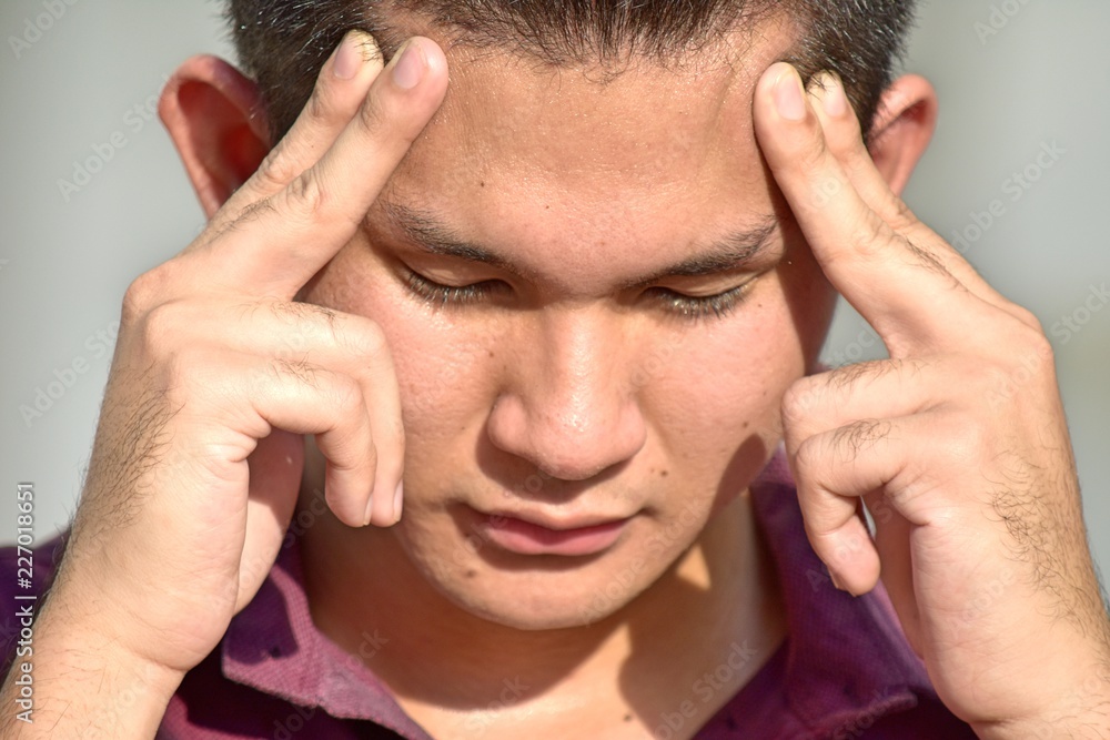 Fototapeta premium Stressful Handsome Person