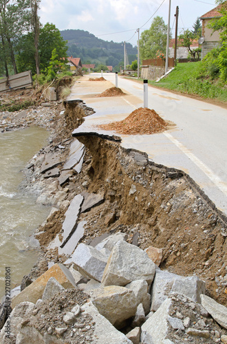 Land Slide Destruction Floods photo