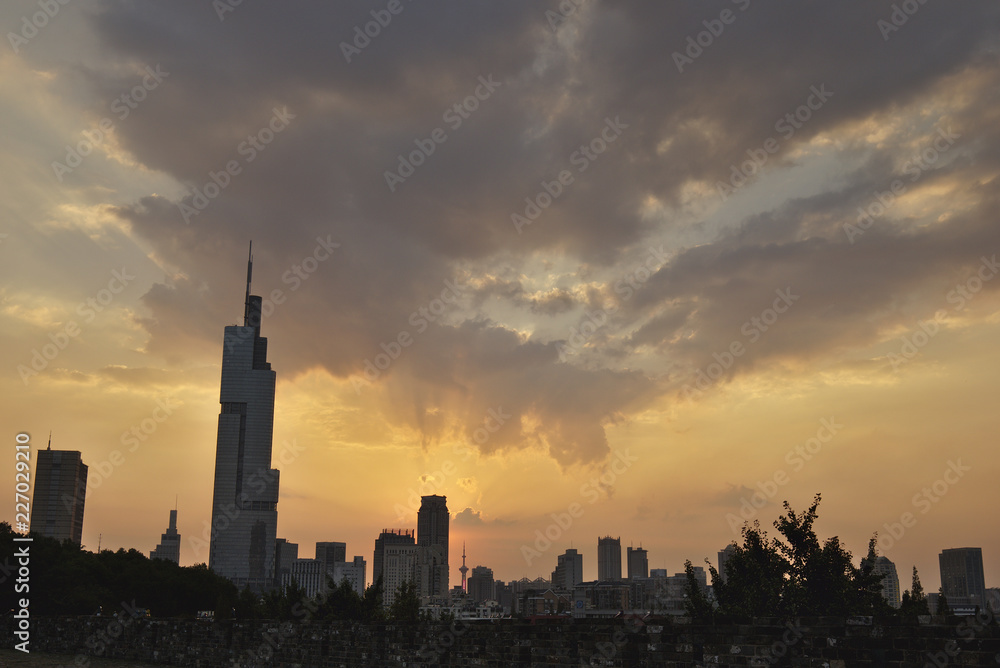 Nanjing Cityscape during Sunset Nanjing Cityscape during Sunset