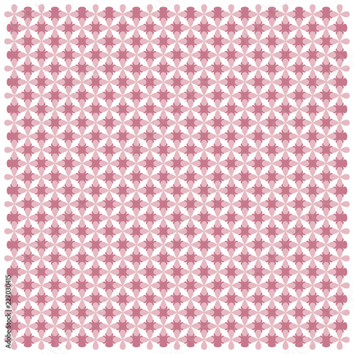 Pink geometric seamless pattern. Vector image.