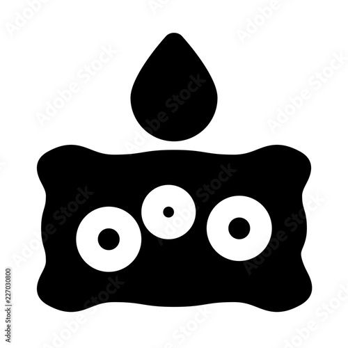 Absorb Absorbent Sponge Liquid vector icon