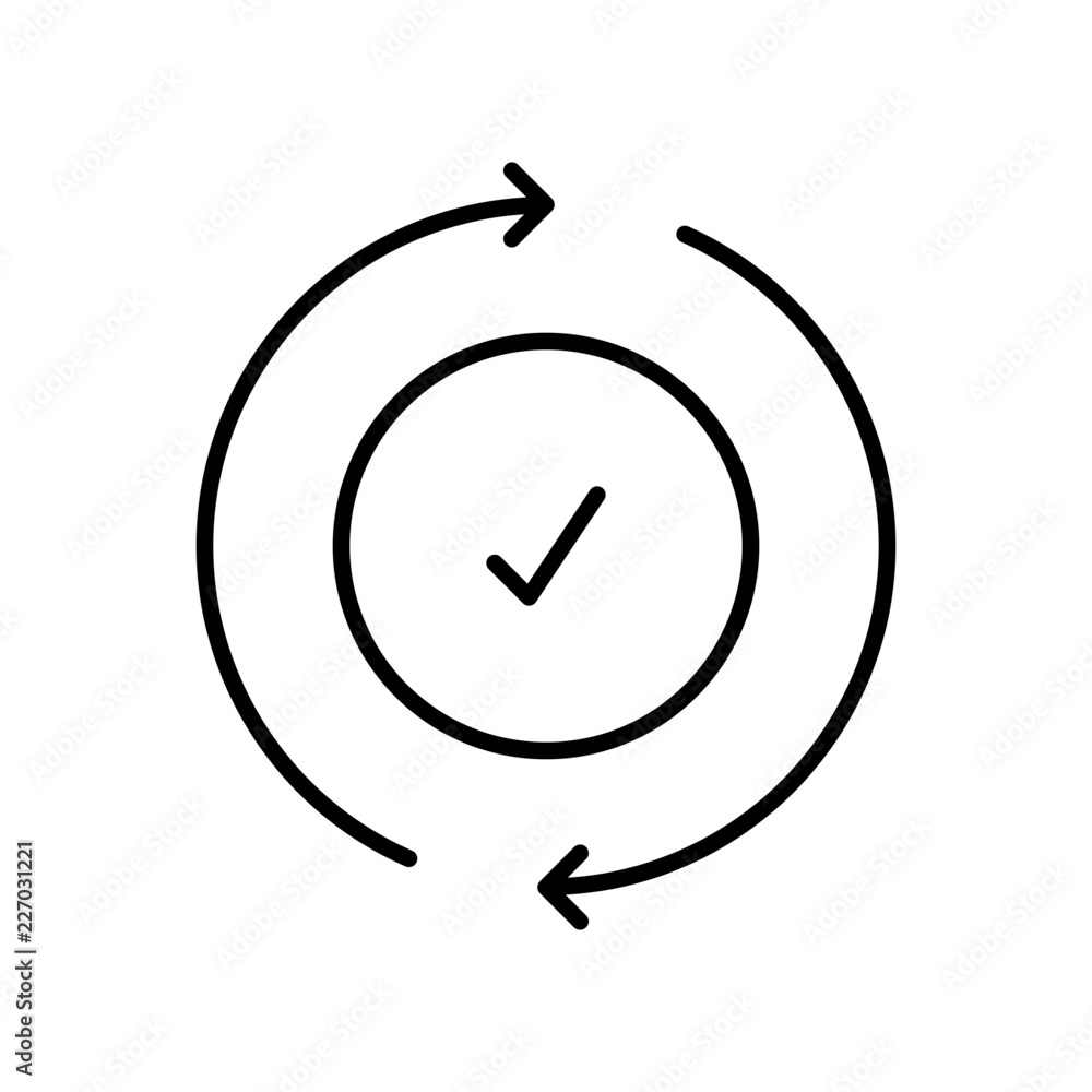 Actuality Sync Checked Actual New vector icon Actuality Sync Checked Actual New vector icon