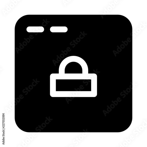 App Lock Security Protect Protection Secure vector icon