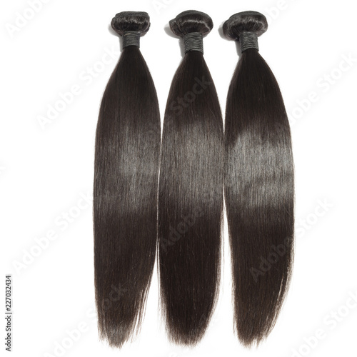 straight black human hair weaves extensions bundles