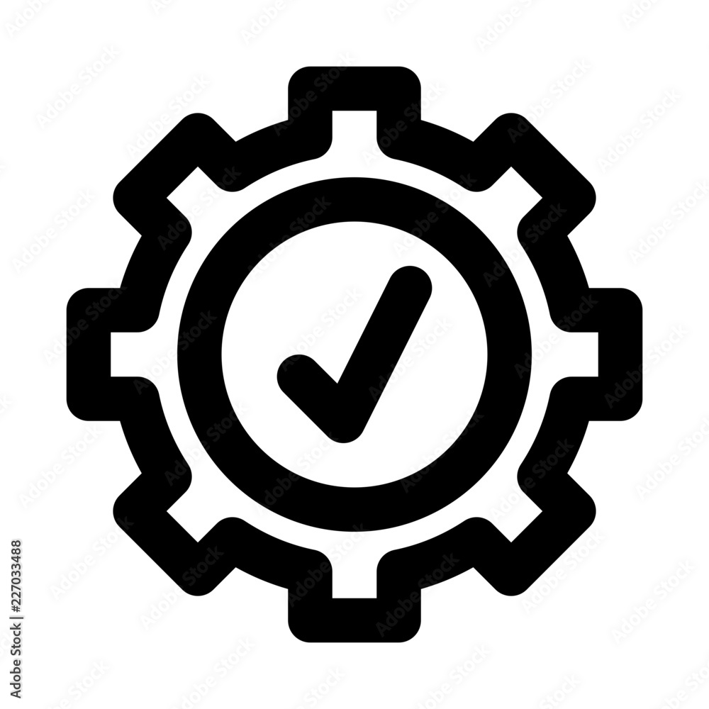 Automatically Gearwheel Automation Settings vector icon Automatically Gearwheel Automation Settings vector icon