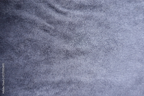 Canvas Print Pale blue artificial suede fabric surface from above