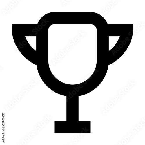 Award Cup Service Best Winner vector icon