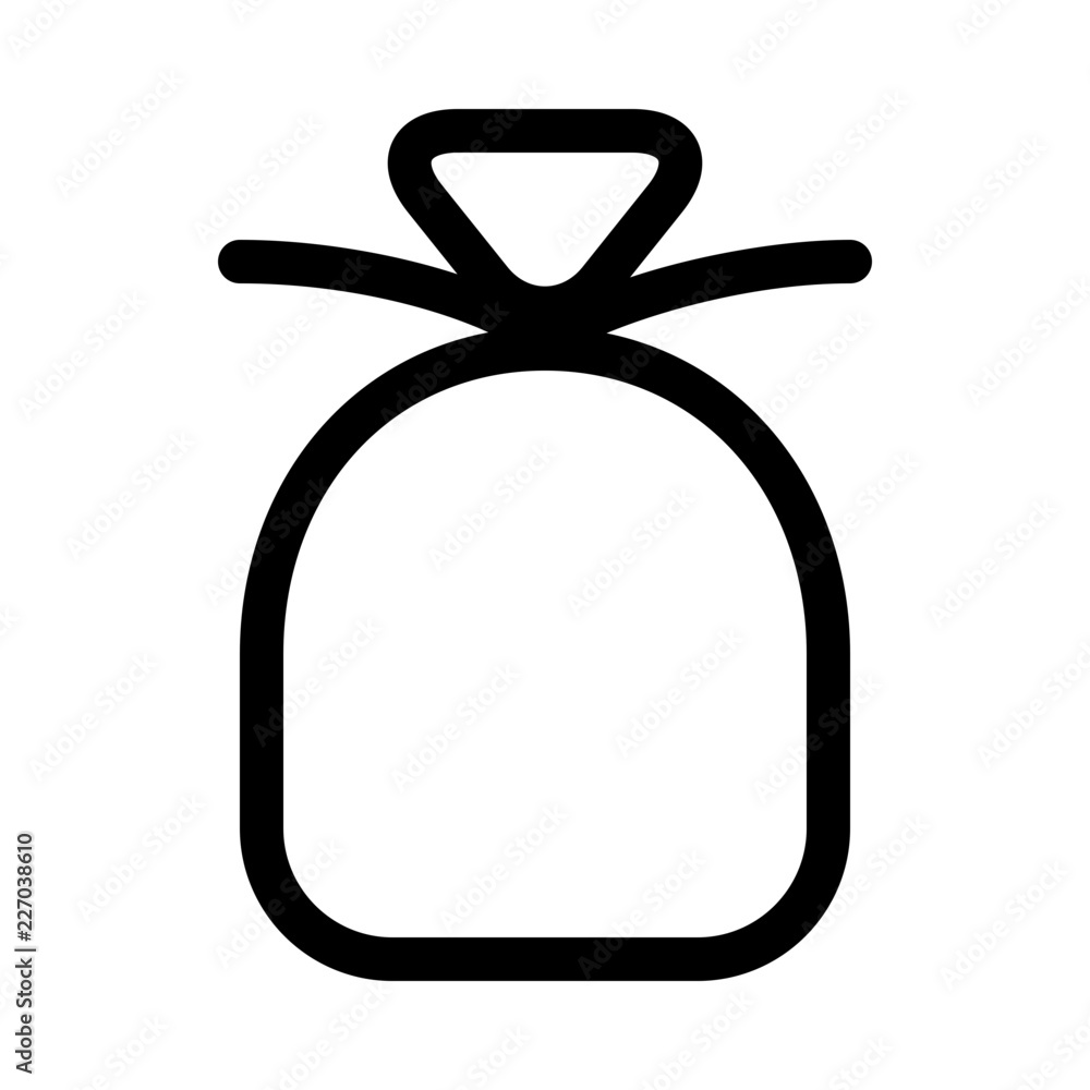 Bag Money Exchequer Cash vector icon Bag Money Exchequer Cash vector icon