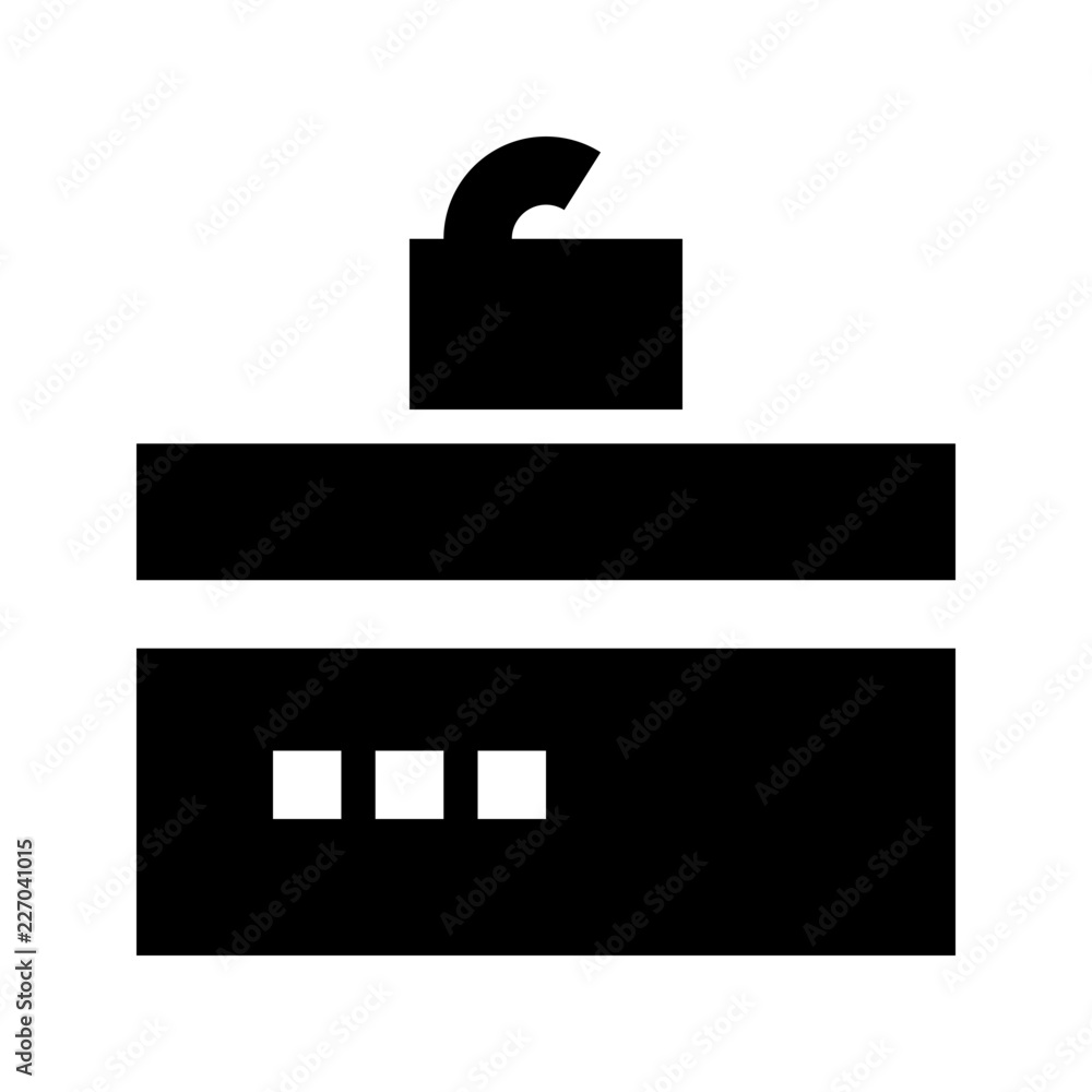 Bank Card Unlock Security Protect Protection Secure vector icon Bank Card Unlock Security Protect Protection Secure vector icon