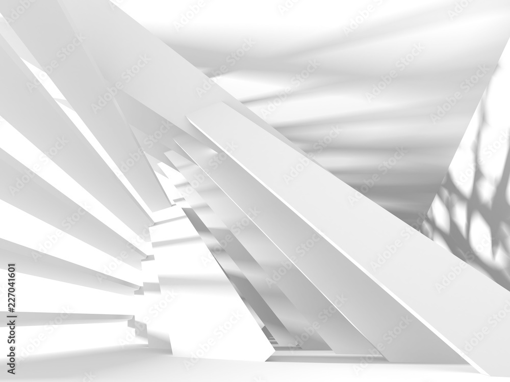 Abstract Modern White Architecture Background Abstract Modern White Architecture Background
