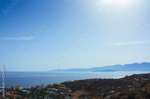The coast of Greece. Crete