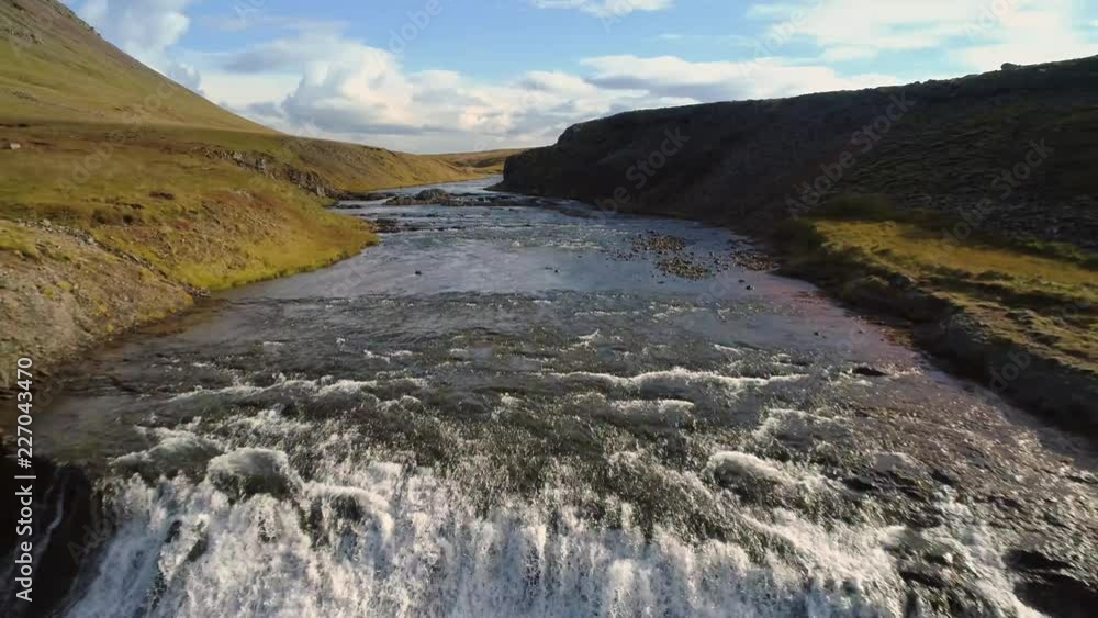 Thorufoss waterfall in Iceland