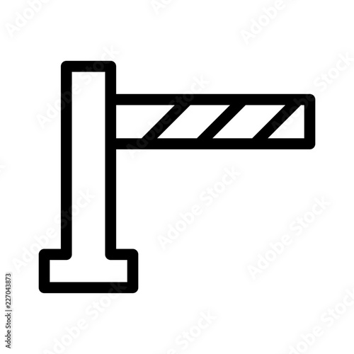 Barrier City Town Map Locations vector icon