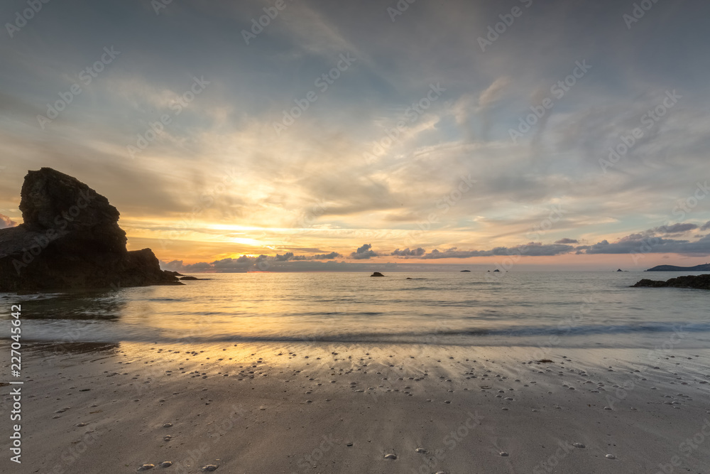 Dreamy Sunset, Porthcothan beach, Cornwall
