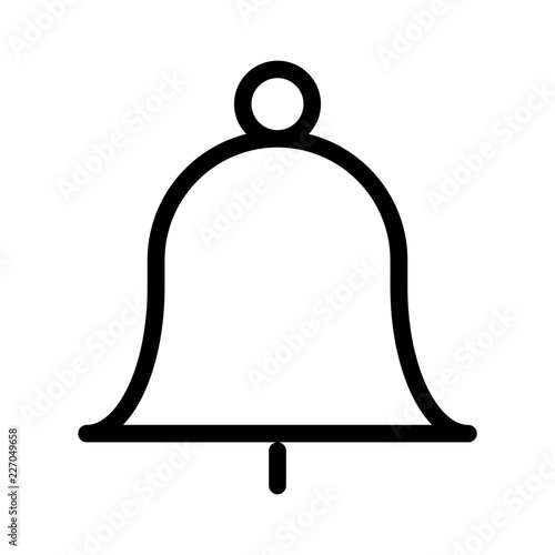 Bell Application Web Interface Software vector icon