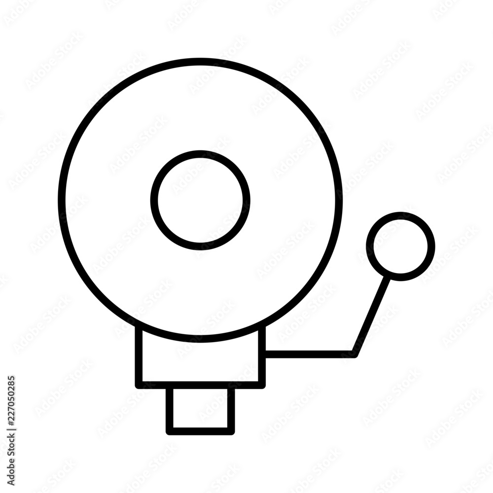 Bell Ring Education School Learning Creation Culture vector icon Bell Ring Education School Learning Creation Culture vector icon