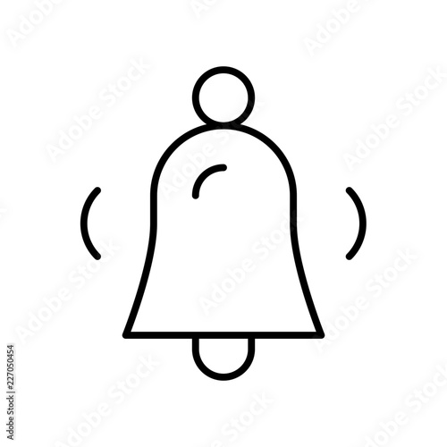 Bell Sound Alarm Bell Signal Alert vector icon