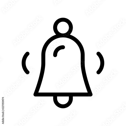 Bell Sound Alarm Bell Signal Alert vector icon