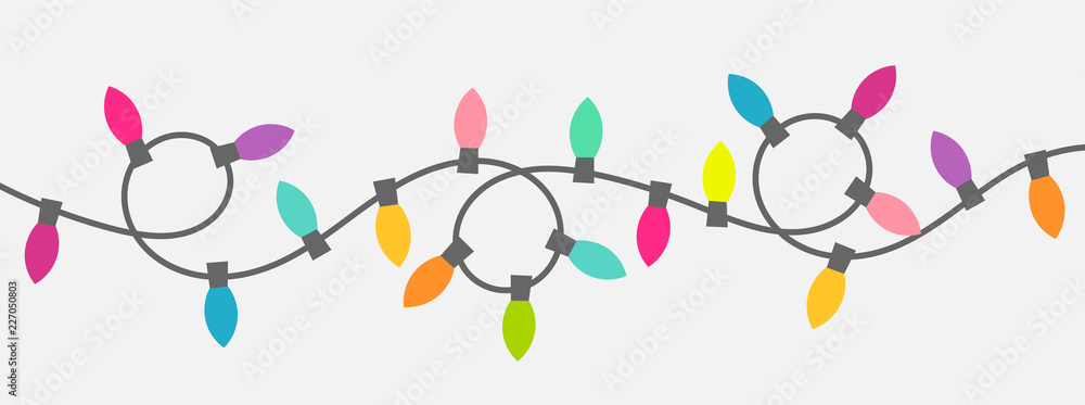 Christmas lights string