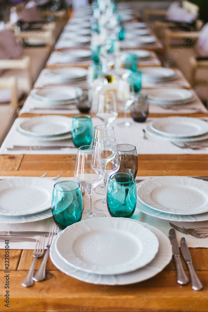 Fototapeta premium elegant table setting