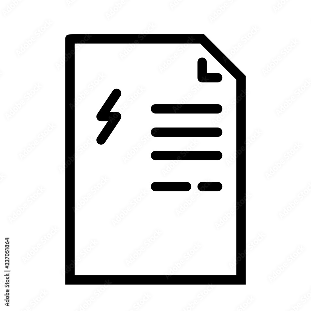 Bill Energy Power Plant Environment vector icon Bill Energy Power Plant Environment vector icon