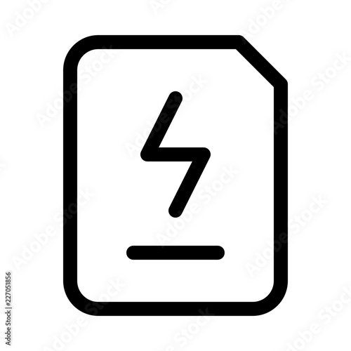Bill Electricity Lamp Ecology Nature Environmental Protection Reserve Energy vector icon