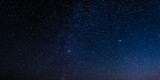 Night sky with stars and galaxy in outer space, universe background