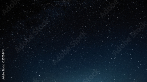 Fotografie, Obraz Night sky with stars and galaxy in outer space, universe background