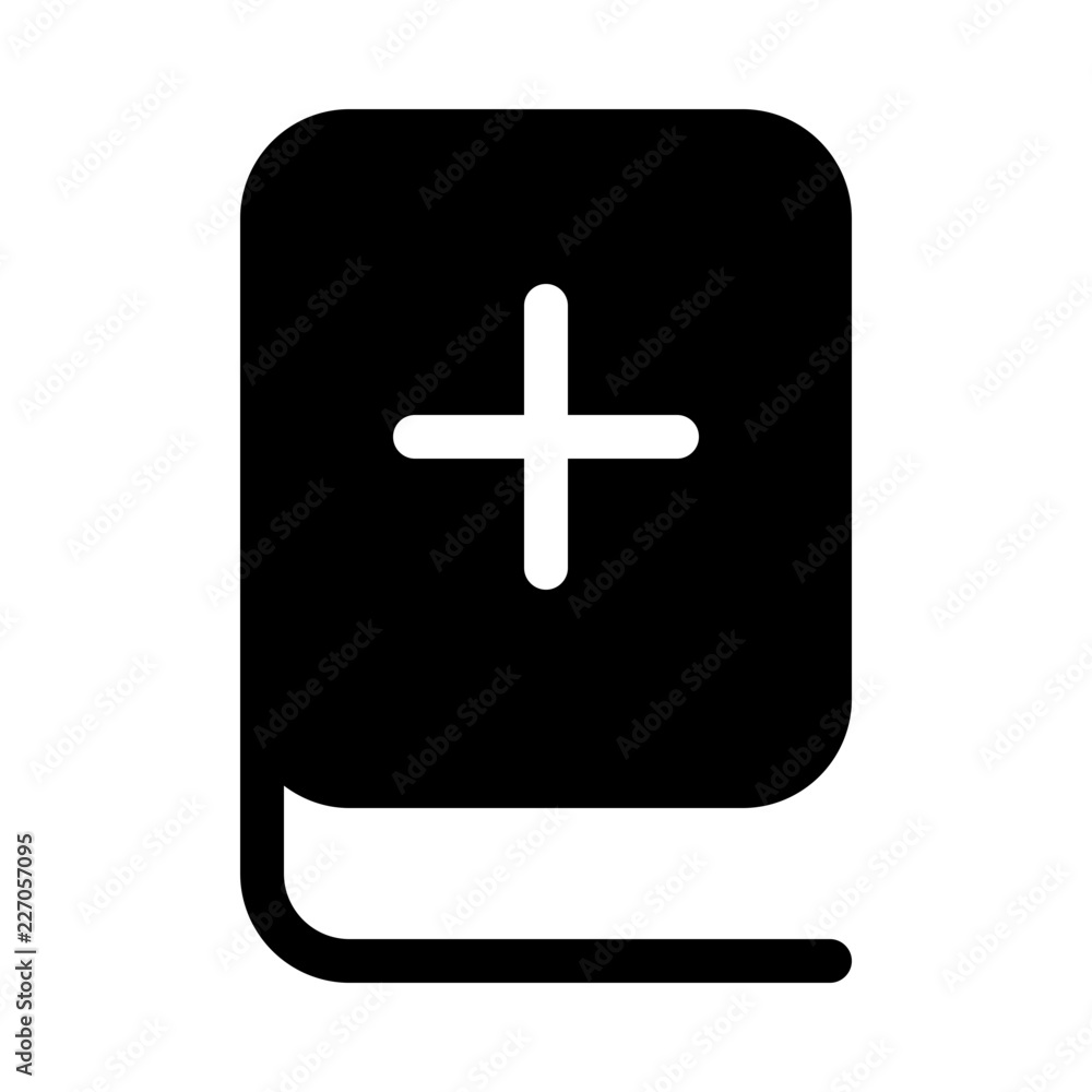 Book Medicine Hospital Doctor Medical vector icon Book Medicine Hospital Doctor Medical vector icon