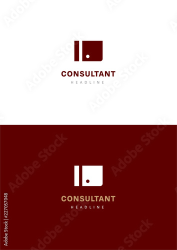Consultant logo template.