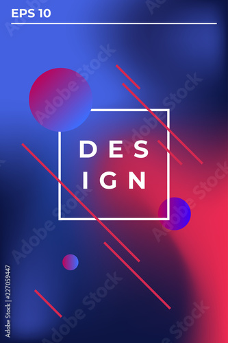 Abstract color gradient background. Modern sreen background for mobile app and web. Soft gradient. Design with neon, stroke, line and flow. Vector illustration.