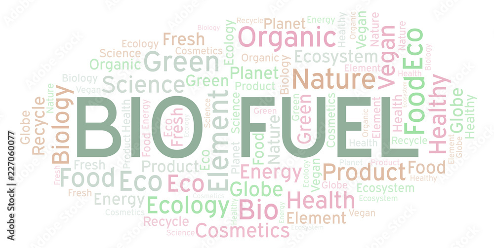 Fototapeta premium Bio Fuel word cloud.