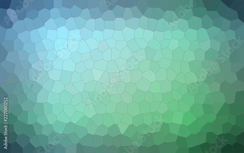 Illustration of blue and green pastel Little hexagon background.