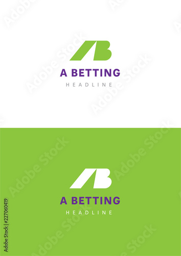 A betting logo template.