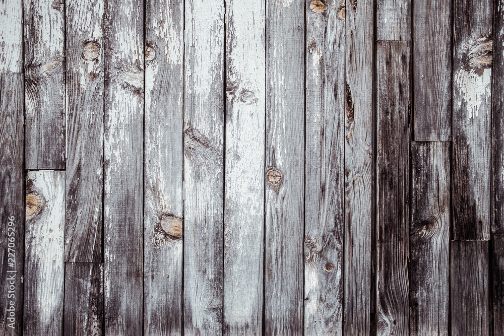 Naklejka premium Arrière plan lames de bois usées
