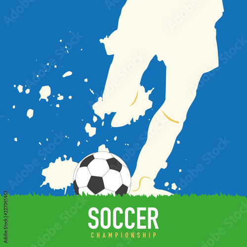 Football Player. Soccer.