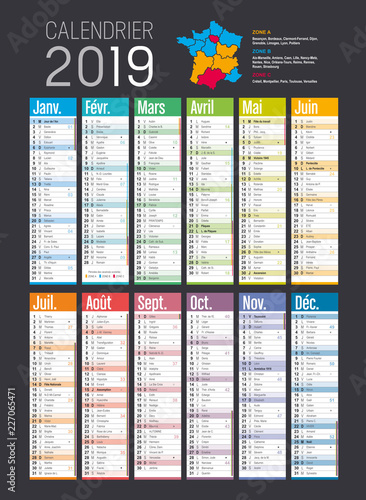 Calendrier 2019 - Recto Verso