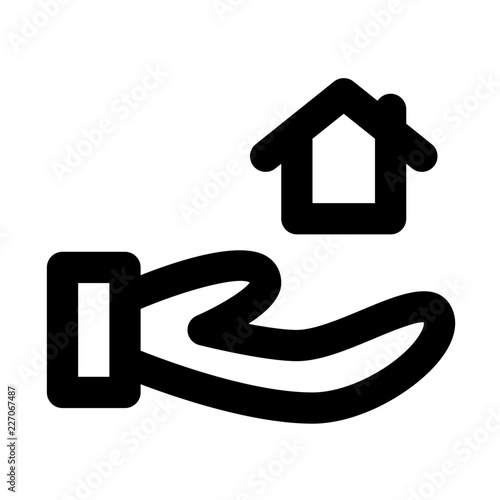 Broker Heritage Testament Real Estate Building Holdings vector icon