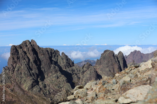 Berge Gebirge auf Korika