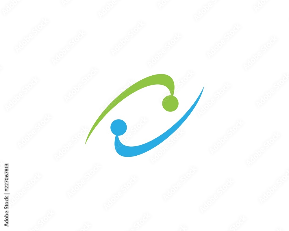 Business technology logo template Business technology logo template