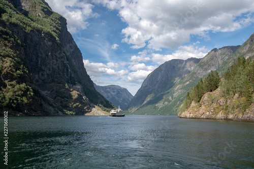                                                                                                           Northern Europe Norway Sognefjord cruise world heritage N  r  yfjord summer