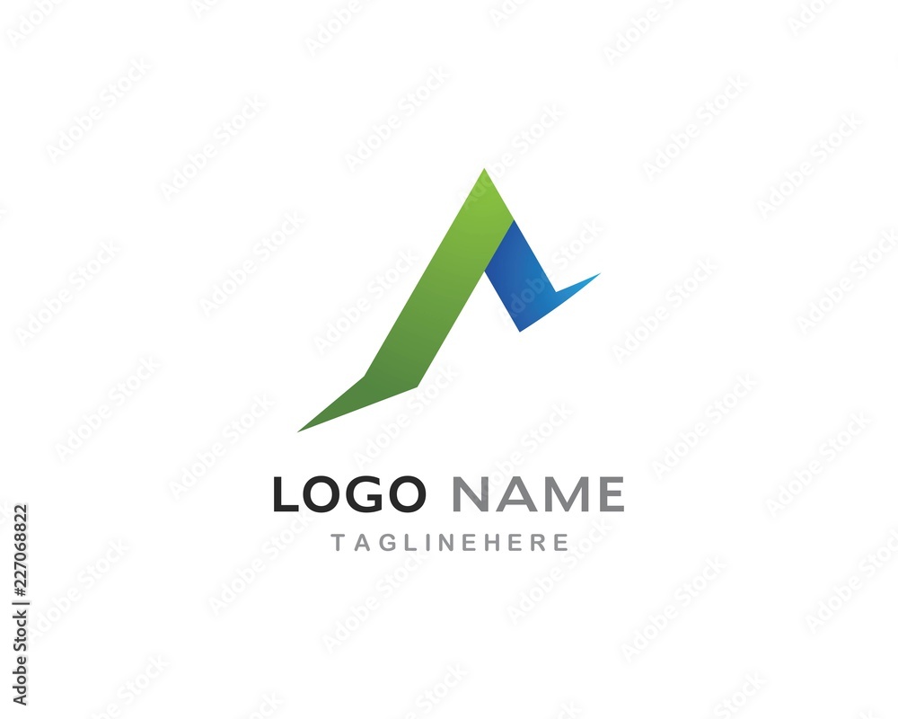 A Letter Logo Business A Letter Logo Business