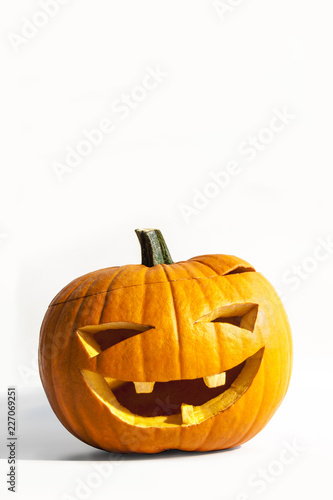 Big Smiling Halloween Pumpkin © lplusd