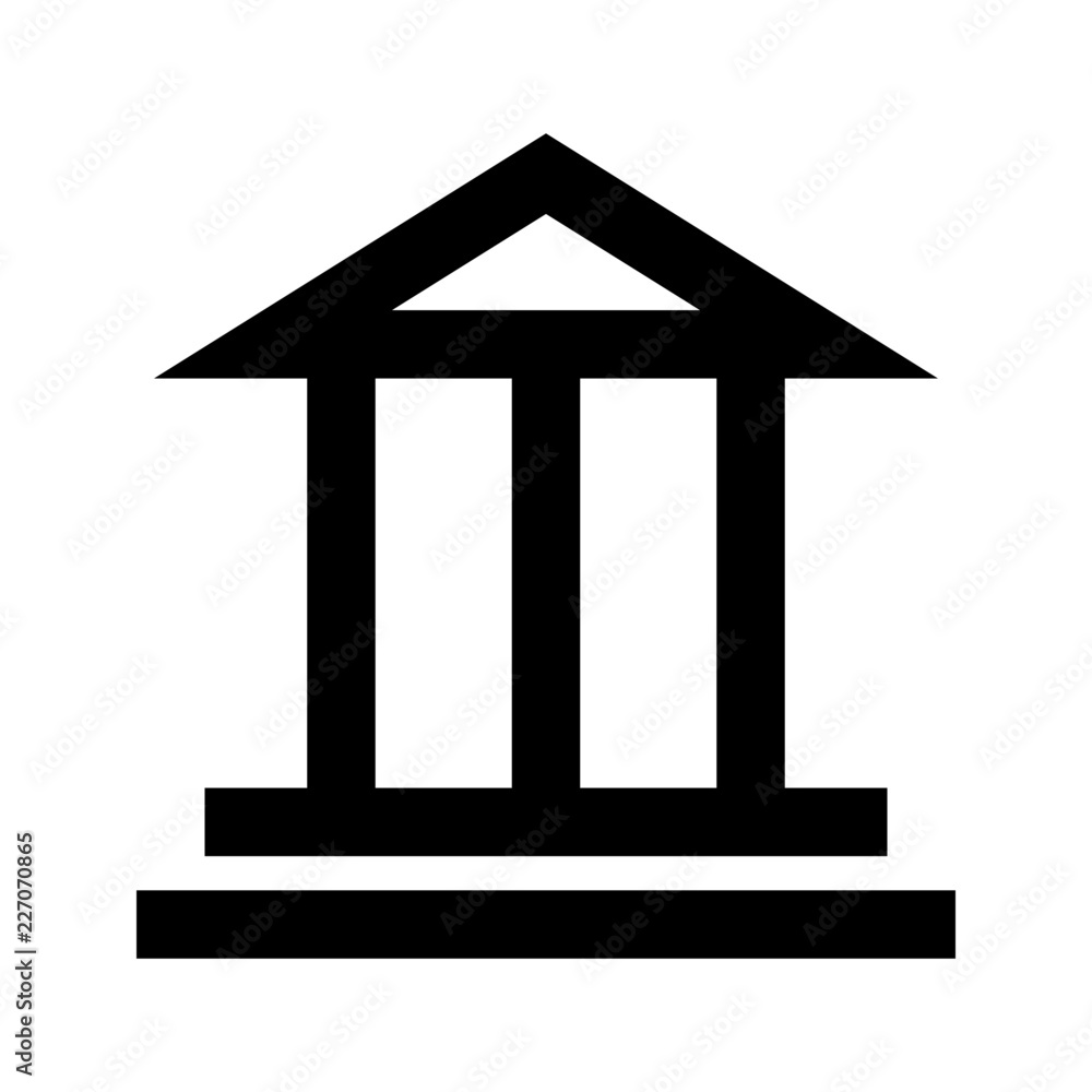 Building Education School Learning University vector icon Building Education School Learning University vector icon